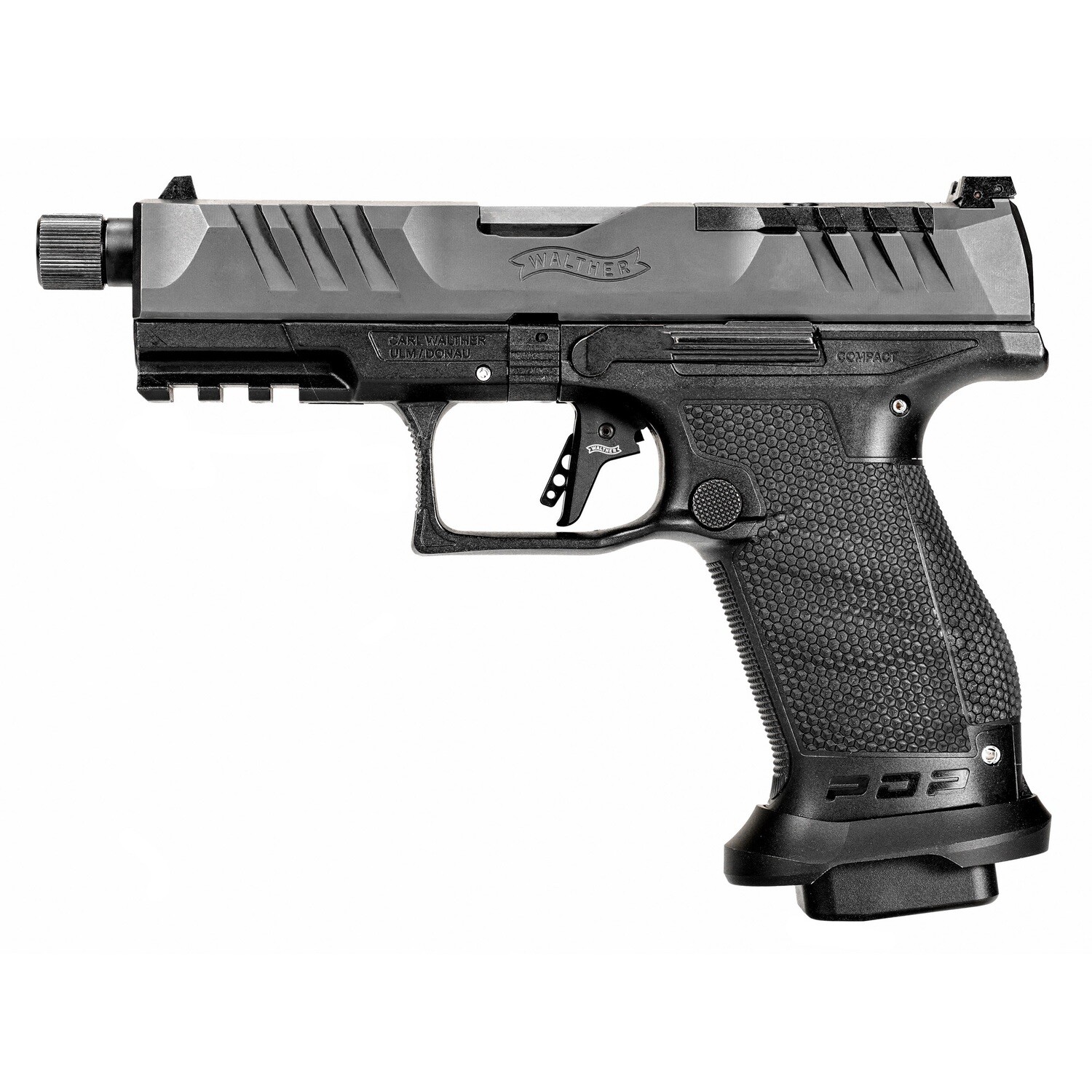 Wal Pdp Pro 9mm Blk Or Tb, Capacity: 15 rounds, Barrel length: 4.6"