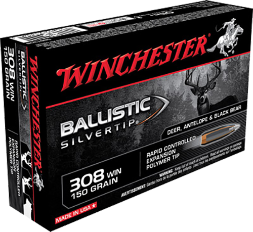 Winchester Ammo Ballistic Silvertip, Win Sbst308       308    150blst             20/10