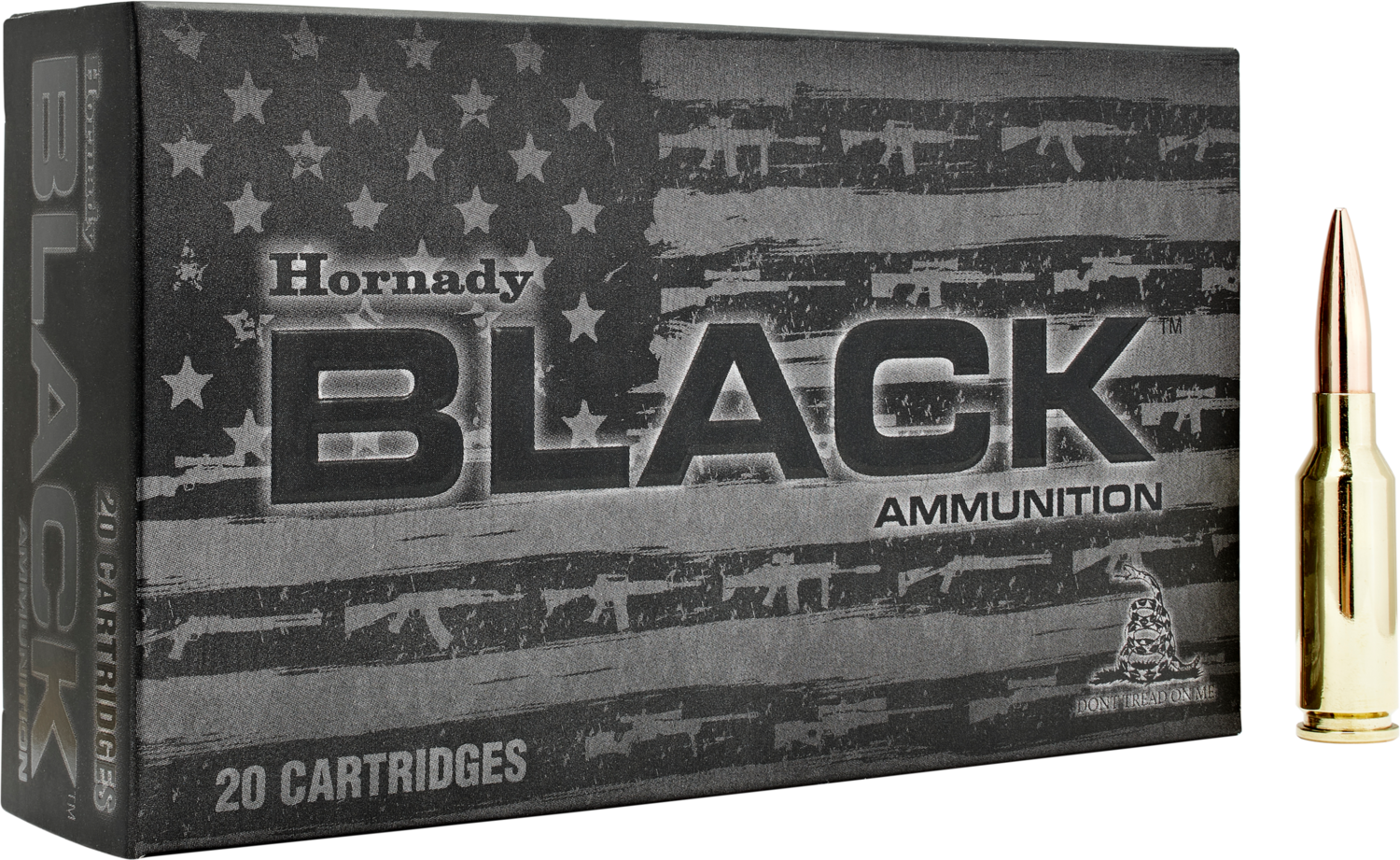Hornady Black, Horn 81604  Black     6mm Arc 105 Bthp Mtch  20/10