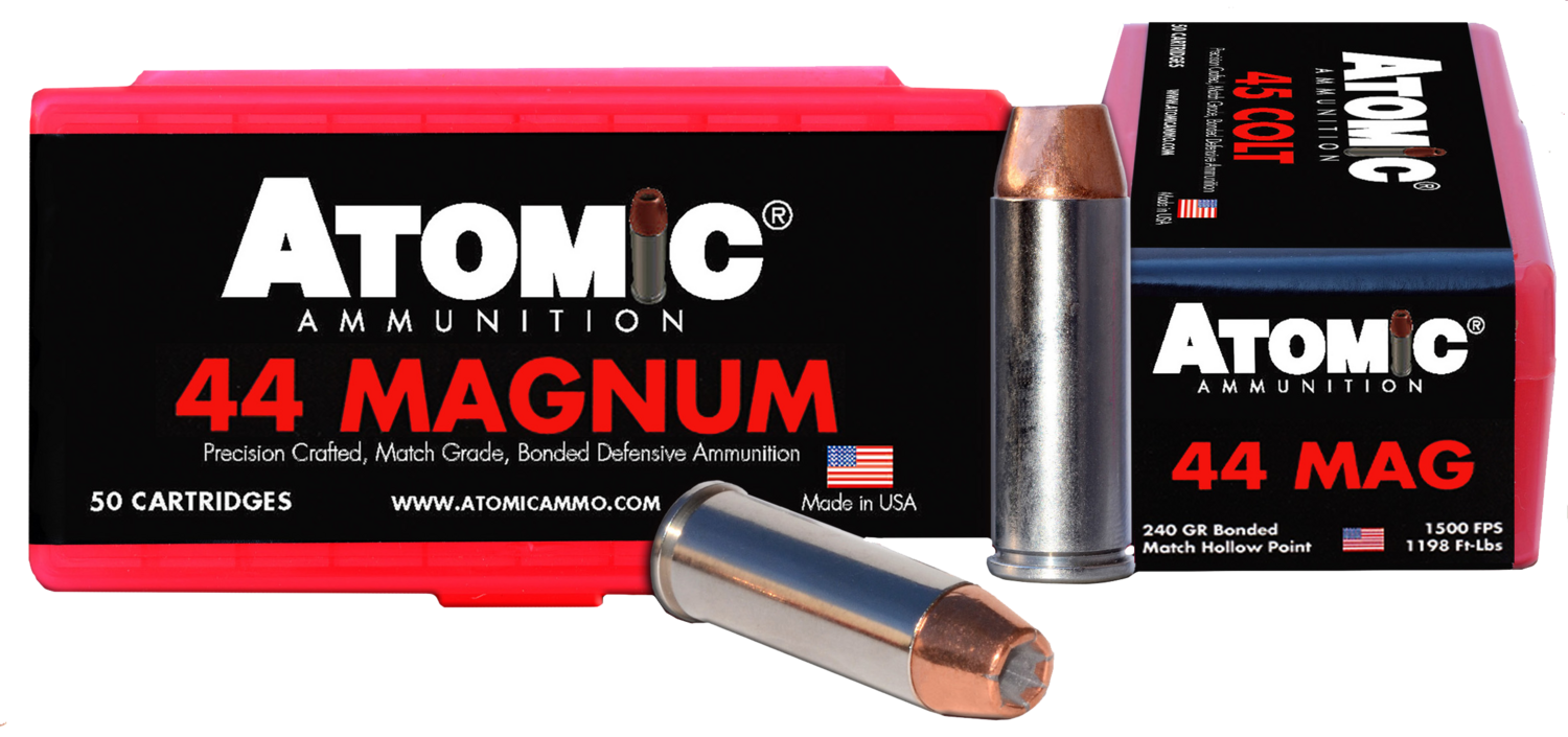 Atomic Pistol, Atomic 00440 44mag       240 Bonded Match Hp 50/10