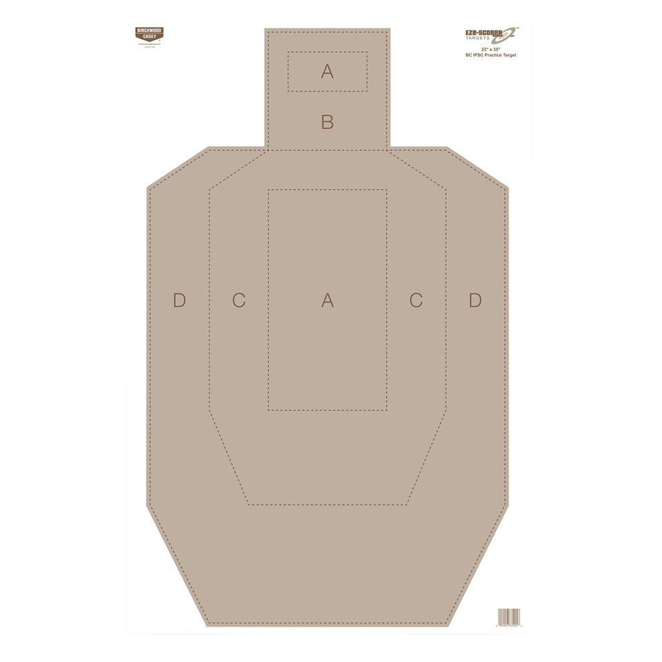 Birchwood Casey Eze-scorer, Bir 37029          Ezescorer 23x35 Ipsc Prct 5pk