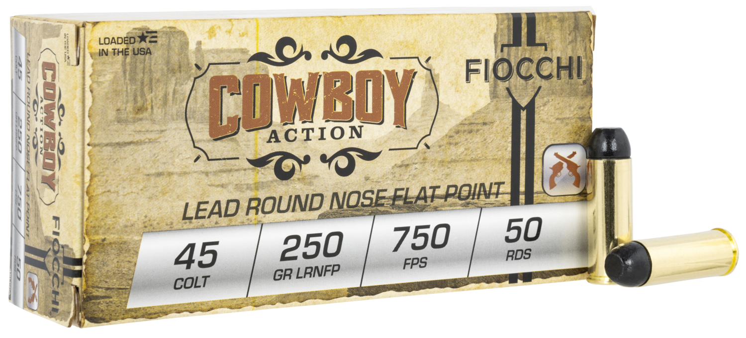 Fiocchi Cowboy Action, Fio 45lcca    45cl       250 Cb              50/10