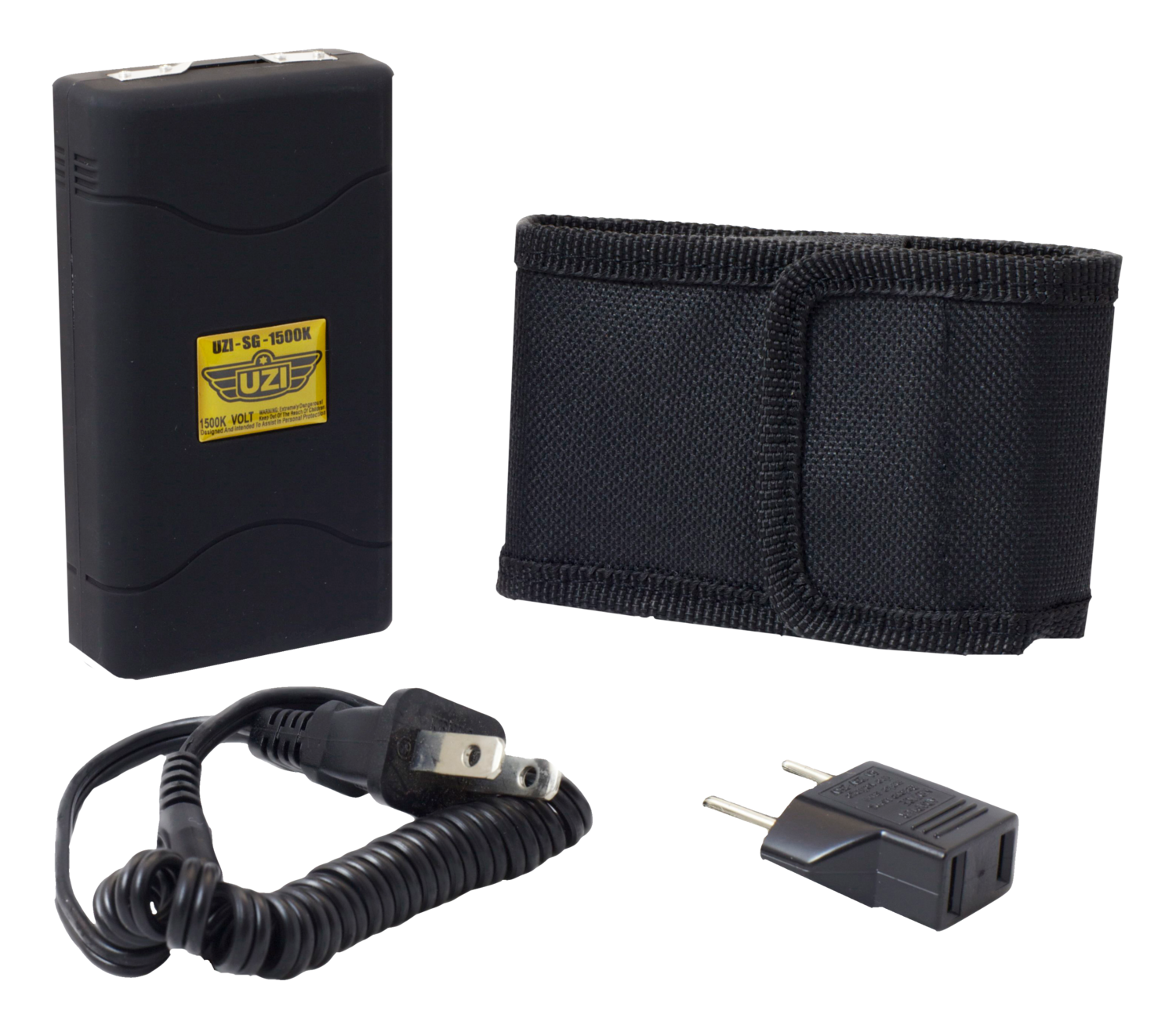 Uzi Accessories Stun Gun, Camp Uzisg1500    Uzi Stun Gun 1.5m Volt