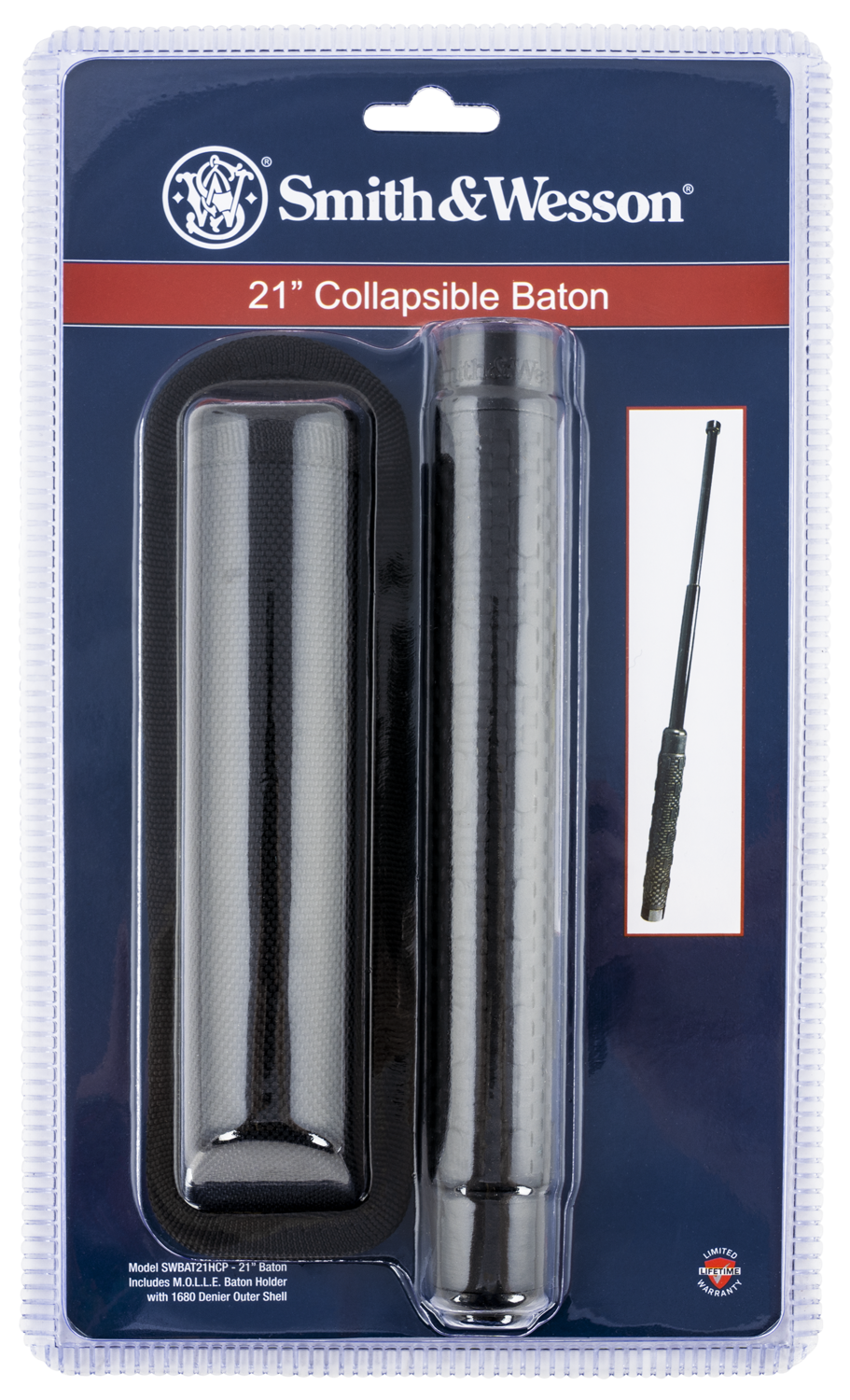 Sw Knives Smith & Wesson, Swk Swbat21hcp  Baton 21in Collapsible