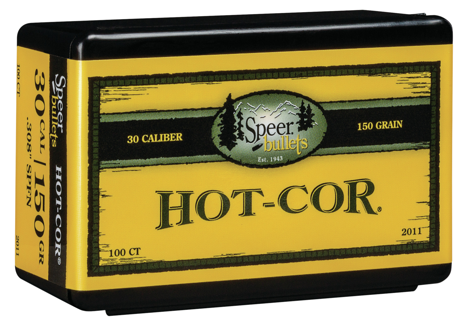 Speer Ammo Hot-cor, Speer 2011      Bull .308 150 Spfn           100/5