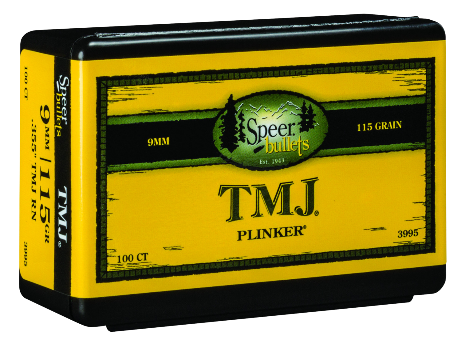 Speer Ammo Tmj, Speer 3995      Bull .355 115 Tmj            100/5