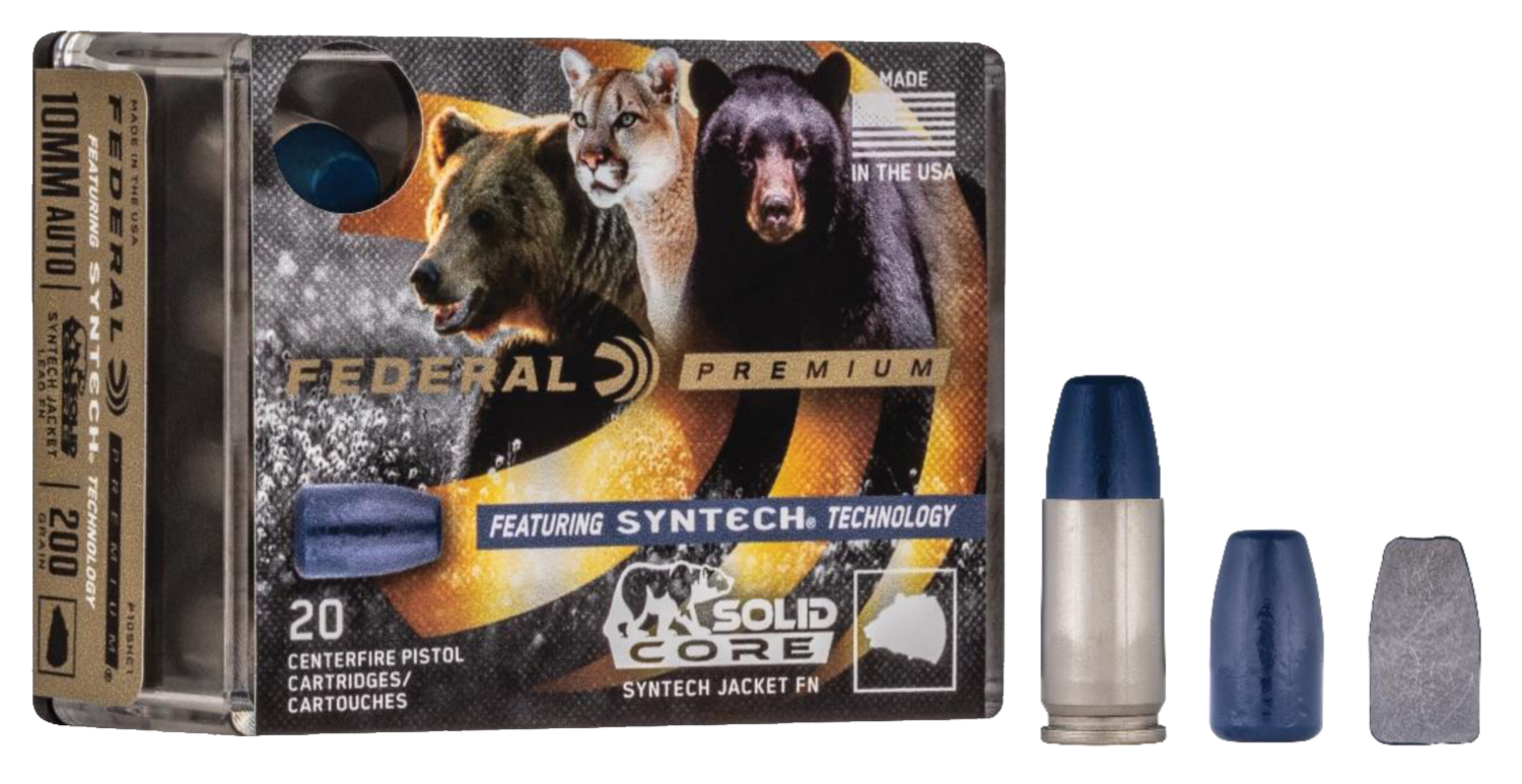 Federal Premium, Fed P10shc1      10mm      200 Solid Core    20/10