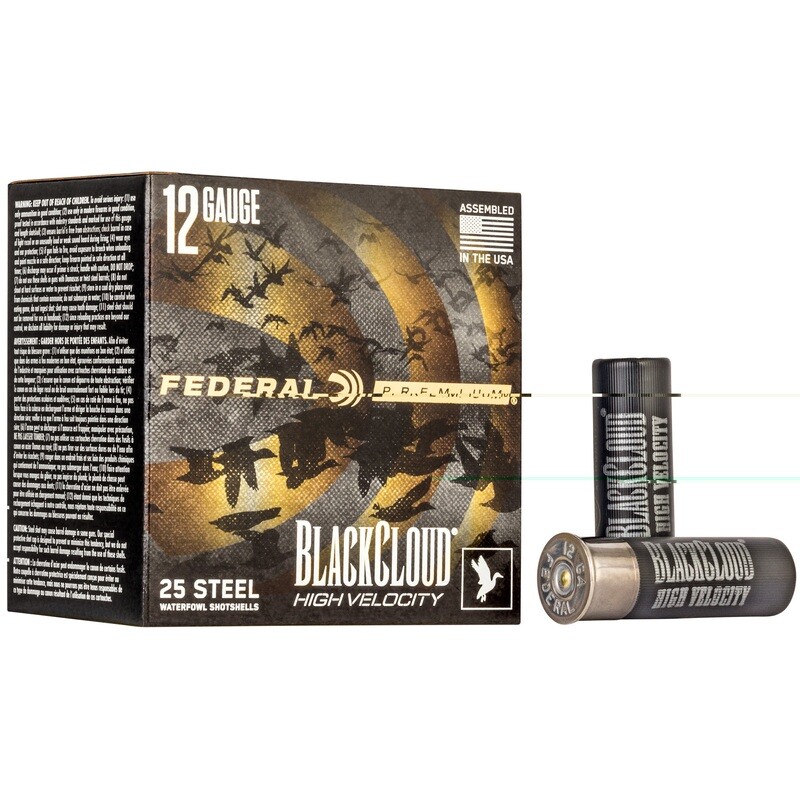Fed Blk Cloud 12ga 3 Fed Blk Cloud 12ga 3" #2 Hv 25/250