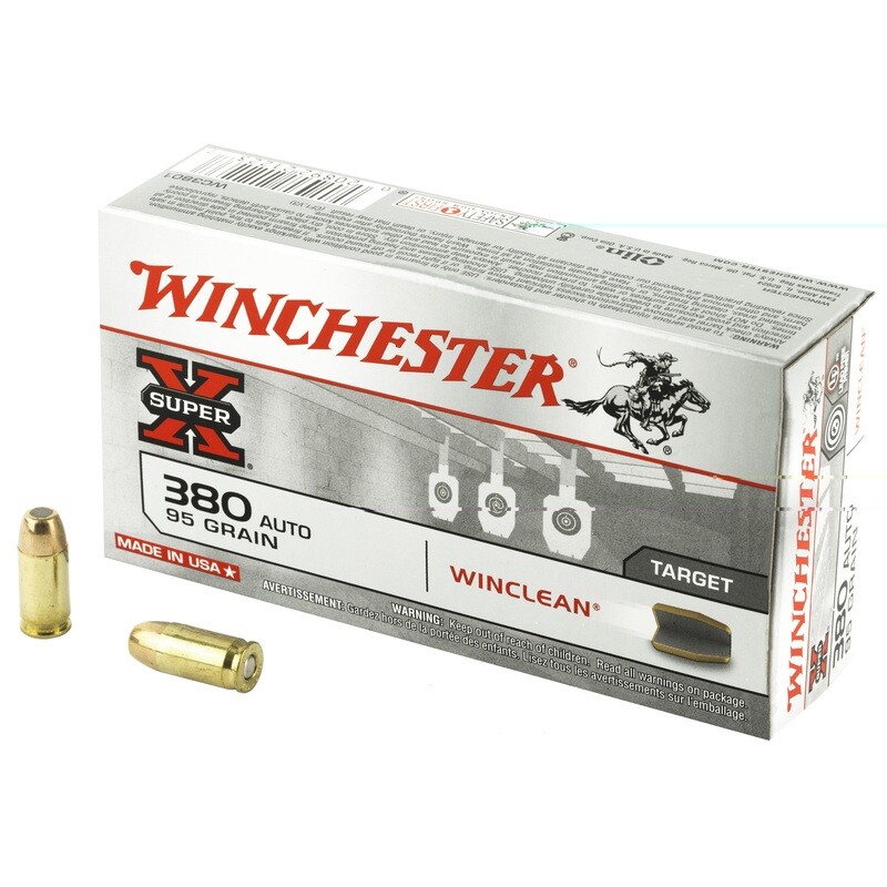 Win Sprx Winclean 380acp 95gr 50/ Win Sprx Winclean 380acp 95gr 50/