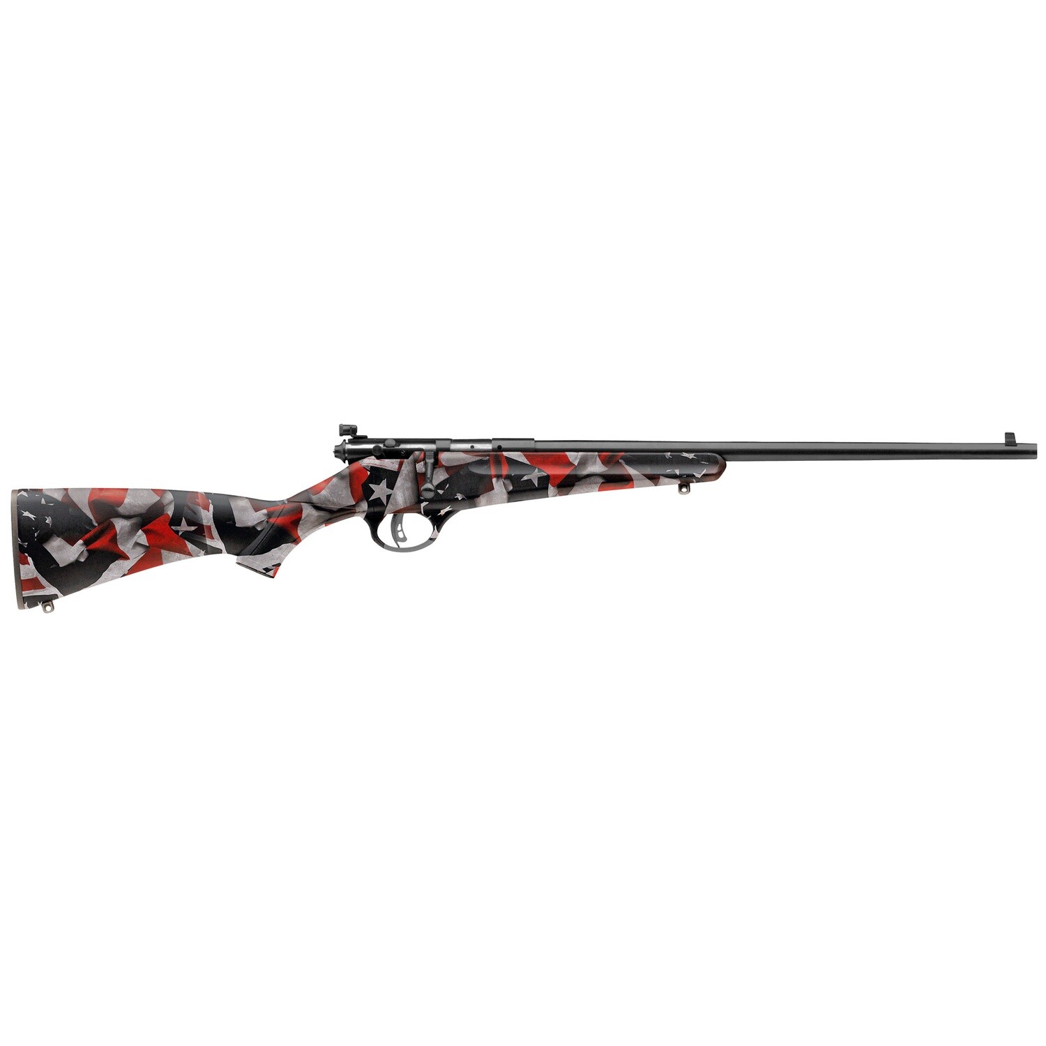 Sav Rascal 22lr 16 1/8" Red/wht/blue