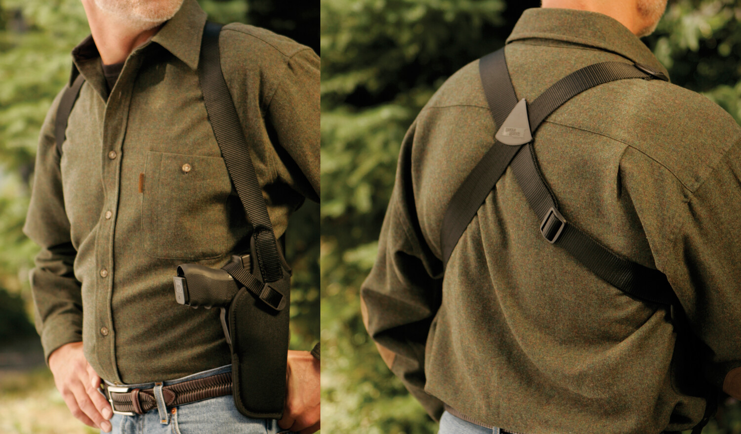 Uncle Mikes Sidekick, Unc 8304-1   V Shoulder Holster    4 Blk