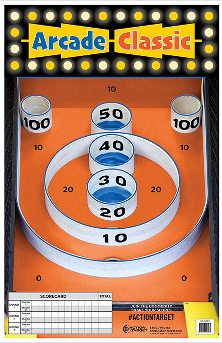 Action Target Inc Entertainment, Action Gsskee100      Skee Ball              100bx