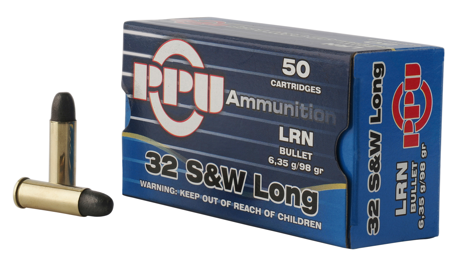 Ppu Handgun, Ppu Pph32sw     32 S&w Long  98 Lrn          50/10