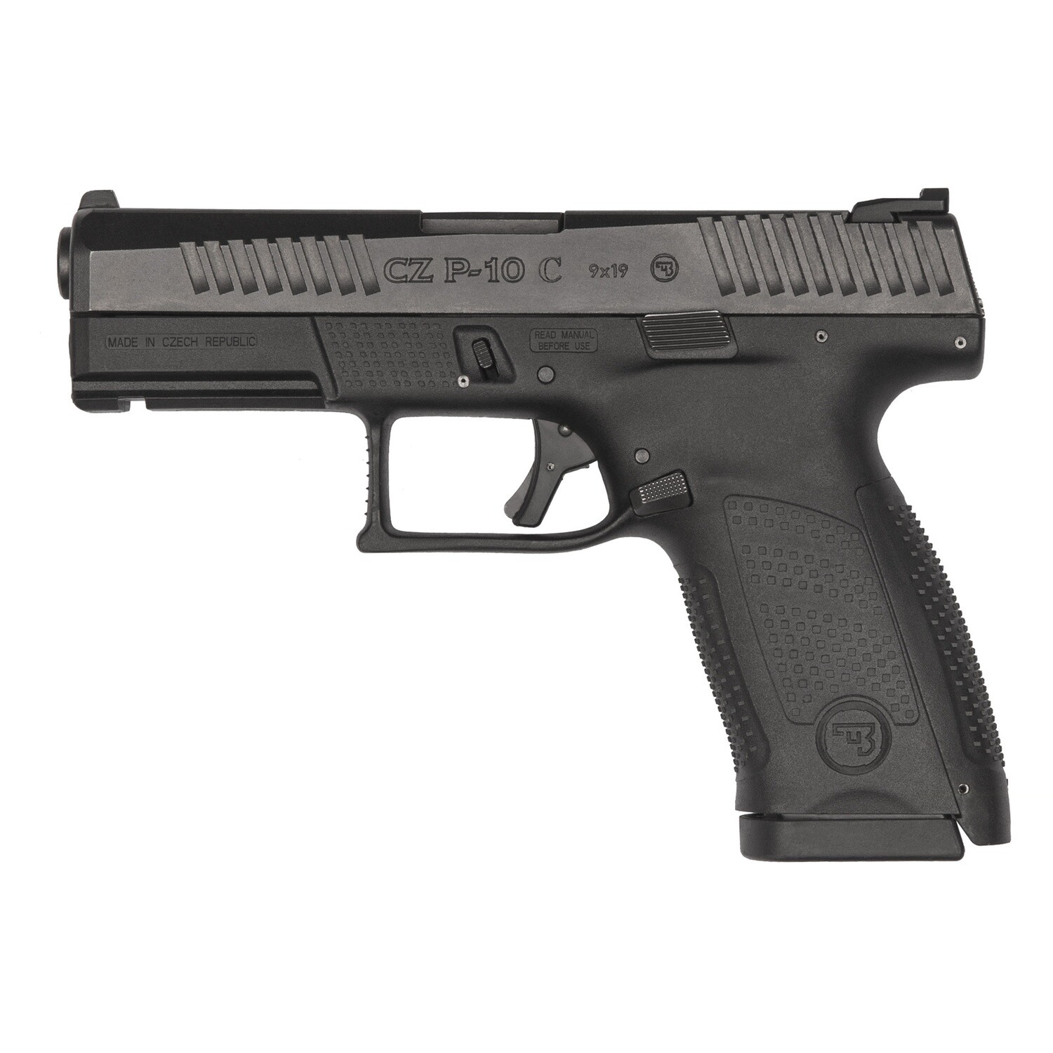Cz P-10c 9mm 4" Blk 10rd Optic Ready