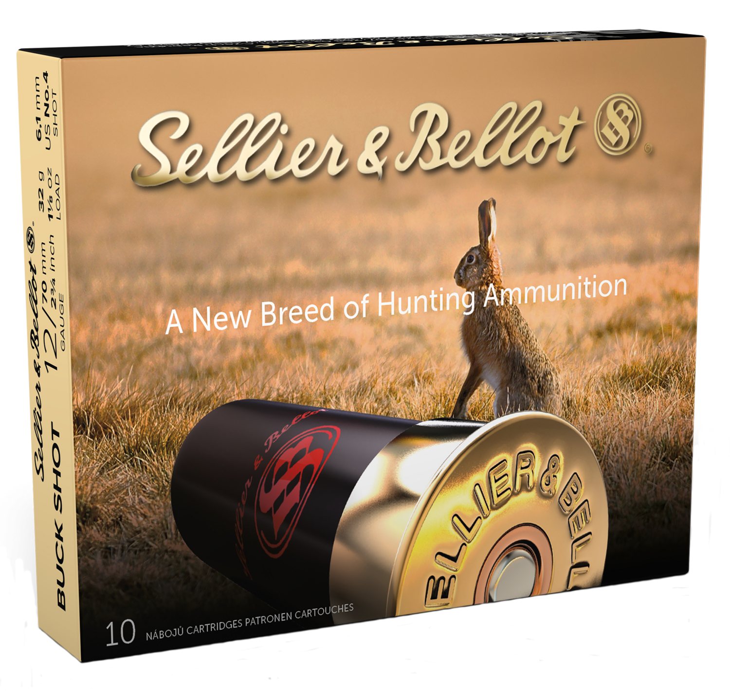 Sellier & Bellot Hunting, S&b Sb12bsh        12ga 2.75  4b 21pel       10/25