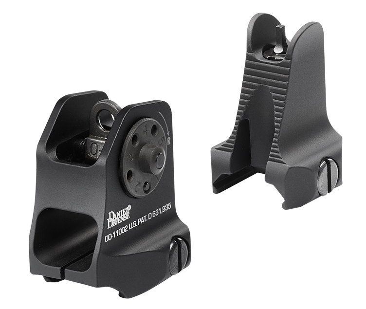 Daniel Defense Ar-15 Iron Sight Set, Ddf 1908809116       Pict Fxd Frt/rear Sgt