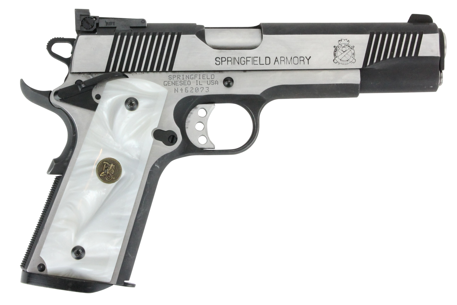 Pachmayr Custom, Pac 62001 1911   Grips White Pearl