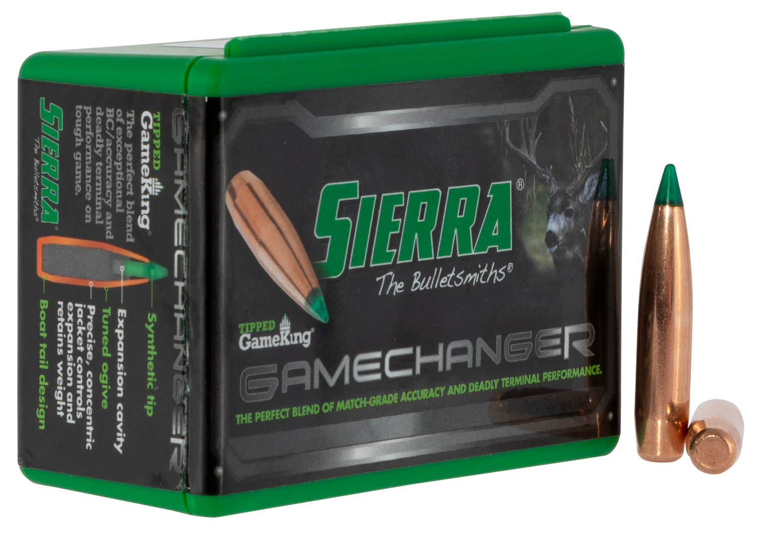 Sierra Tipped Gameking, Sierra 4565t .284 165 Tipped Gk                 50
