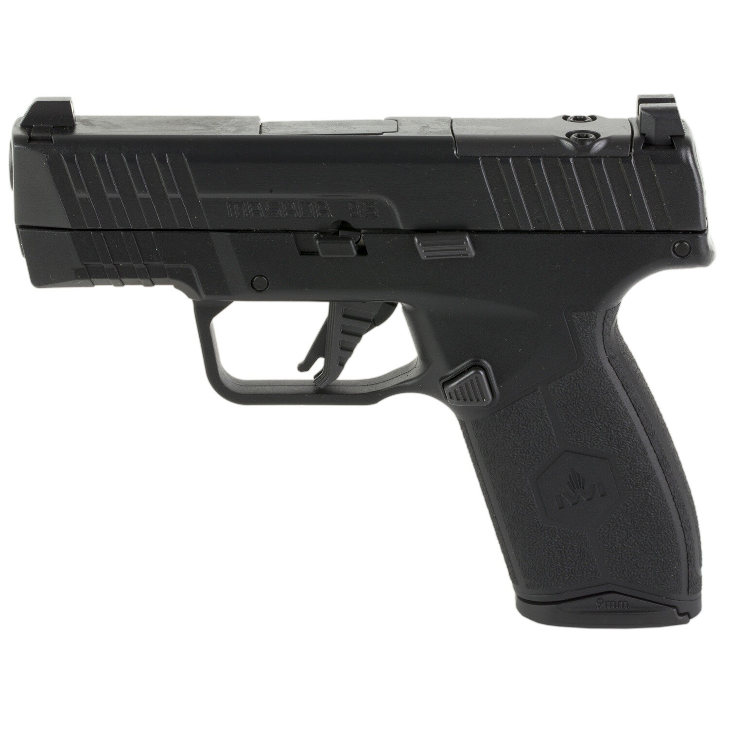 Iwi Masada Slim 9mm 3.3" 3dot, Capacity: 12 rounds
