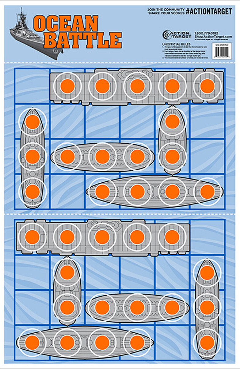 Action Target Inc Entertainment, Action Zgsocean100    Ocean Battle           100bx