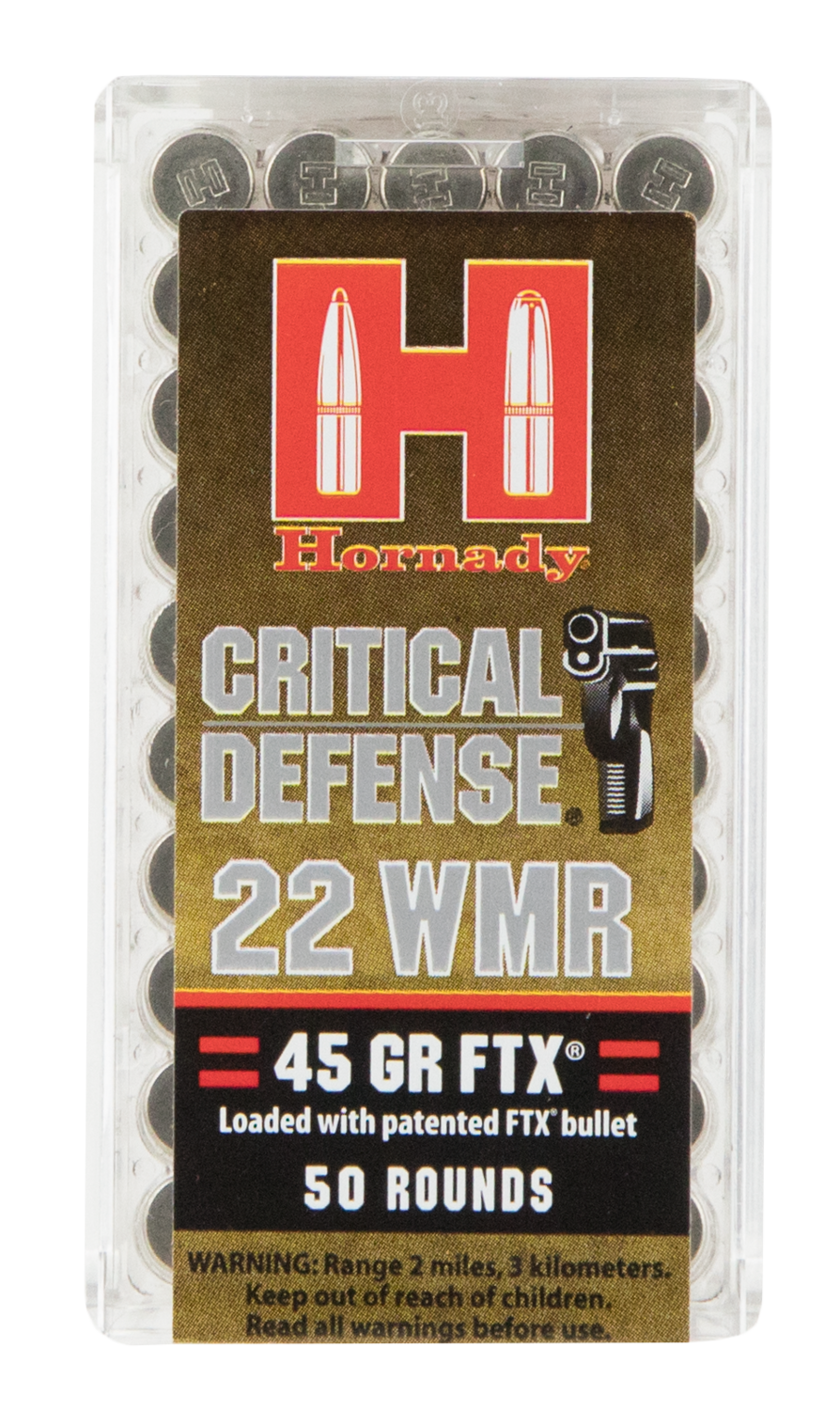 Hornady Critical Defense, Horn 83200  Critdef   22wmr  45   Ftx        50/40