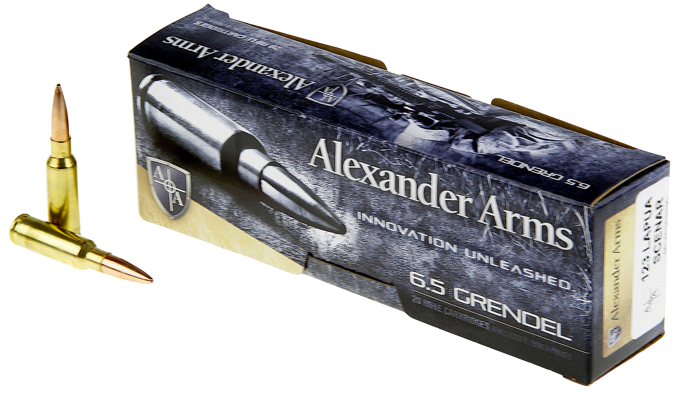 Alexander Arms Lapua Scenar, Alex Ag123lsbox  6.5 Grn 123 Lapua Sc       20/10