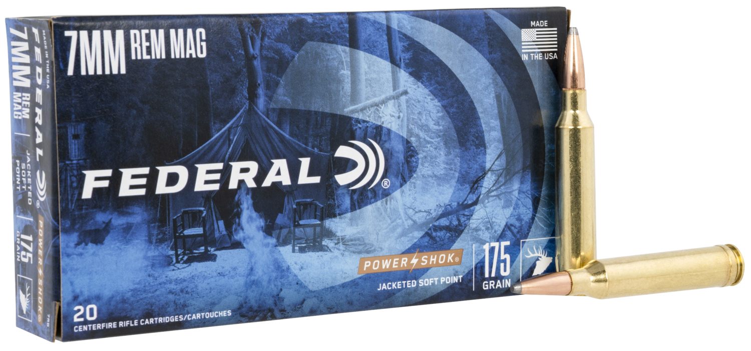 Federal Power-shok, Fed 7rb            7mmmg   175 Sp            20/10