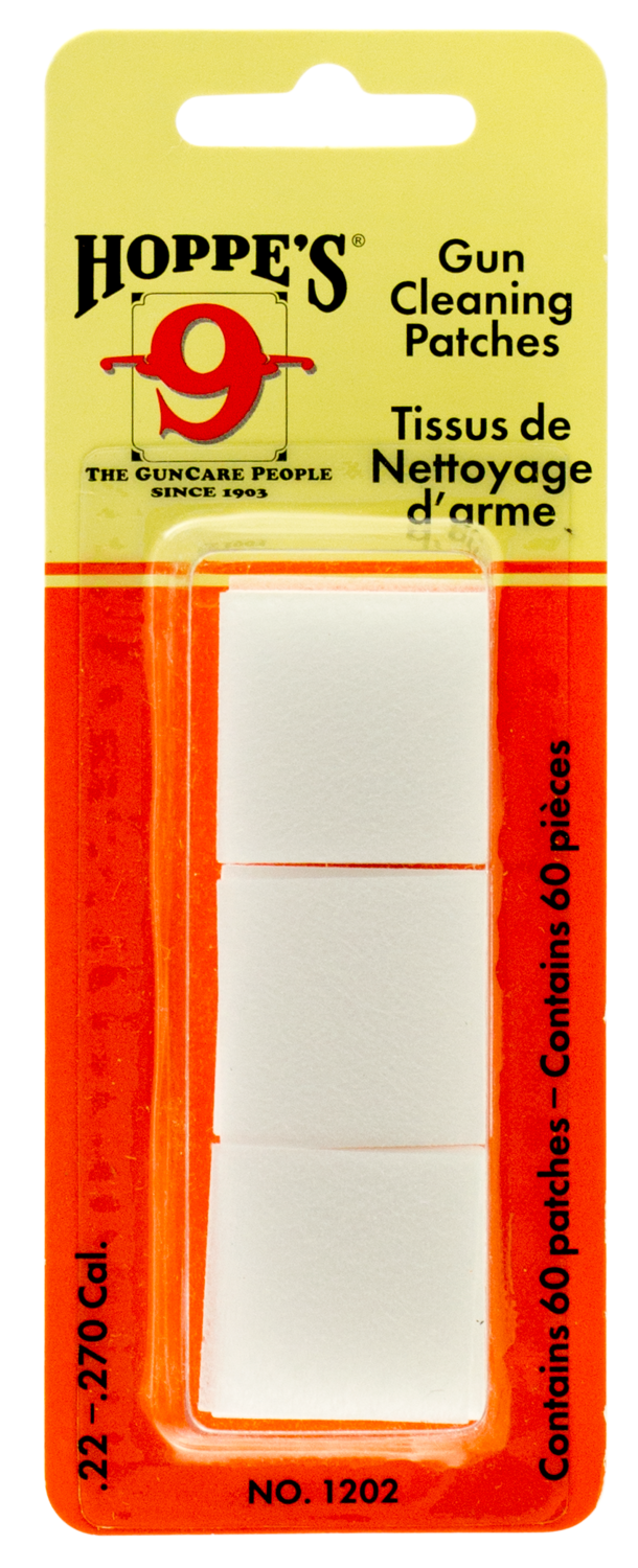 Hoppes Gun Cleaning Patches, Hop 1204       #4 Patches 38-45/410-20ga 40pads