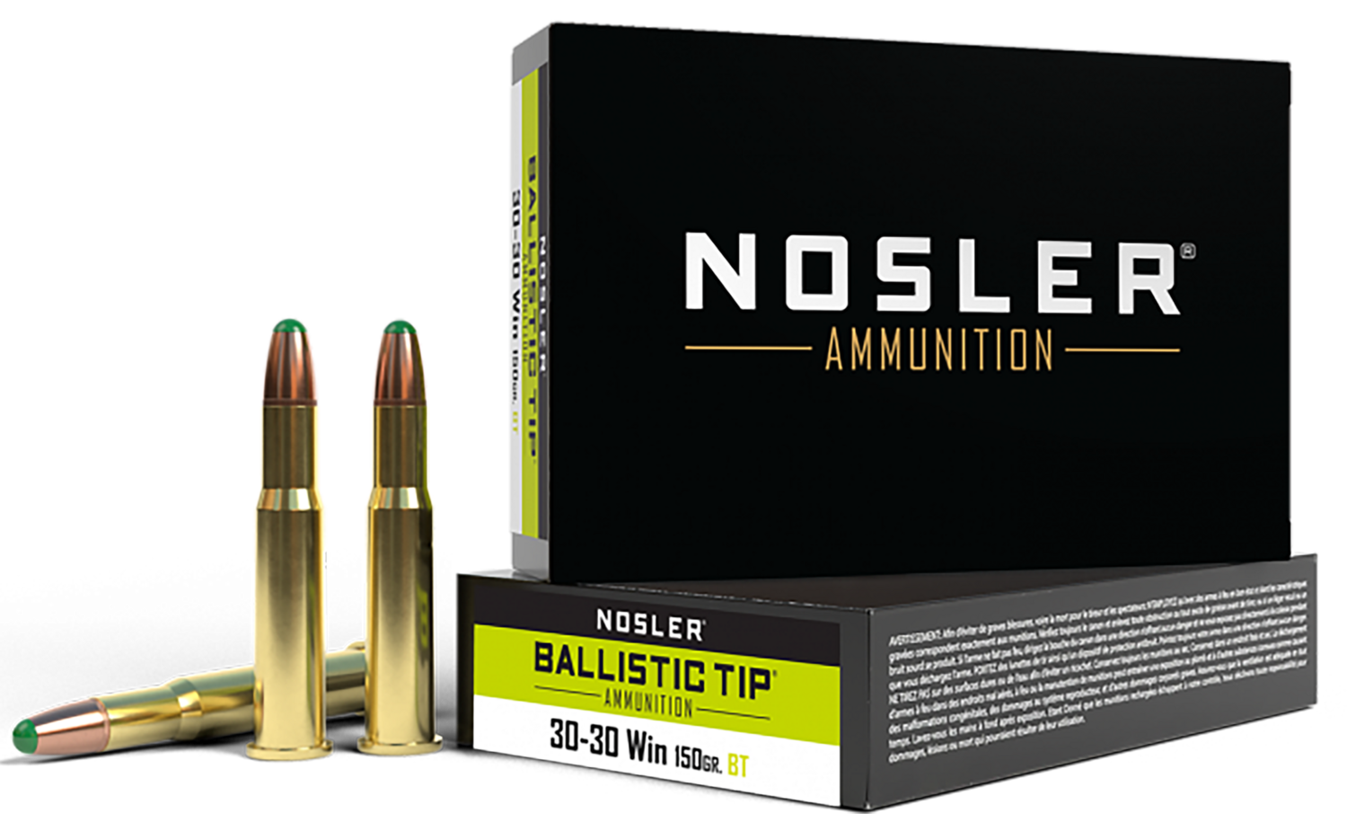 Nosler Ballistic Tip, Nos 40065 Trophy 30-30    150 Rnbt           20/10