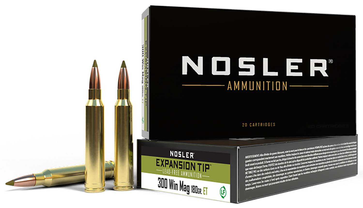 Nosler E-tip, Nos 40038 E-tip  300win   180 E-tip          20/10