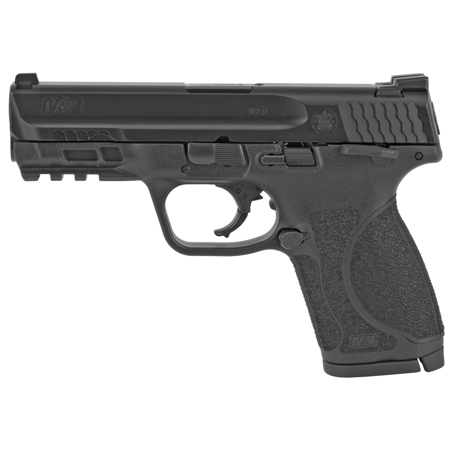 S&w M&p M2.0 9mm 4" 10rd Blk Ms