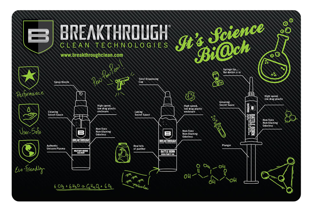 Breakthrough Clean Pistol, Brkthru Bt-rgm-p          Pistol Gun Mat