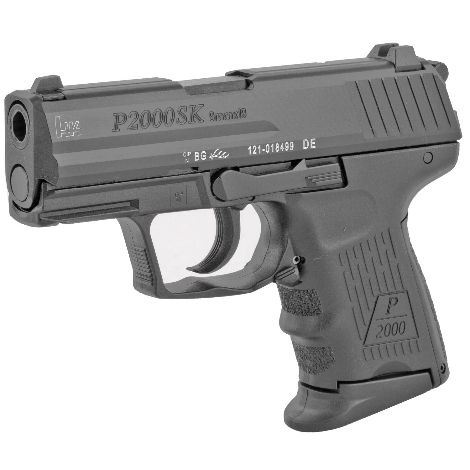 Hk P2000sk 9mm 3.26" Bl V3 Da/sa 10r