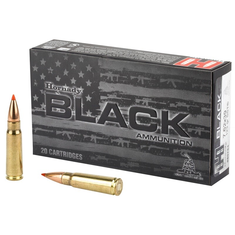 Hrndy Black 7.62x39 123gr Sst 20/200 Hrndy Black 7.62x39 123gr Sst 20/200