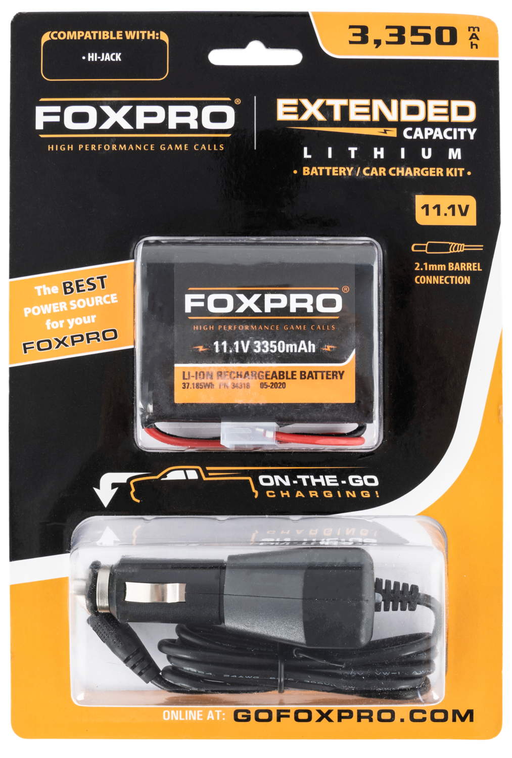 Foxpro Battery/car Charger, Foxpro Extbattchgrake         Battery/charger