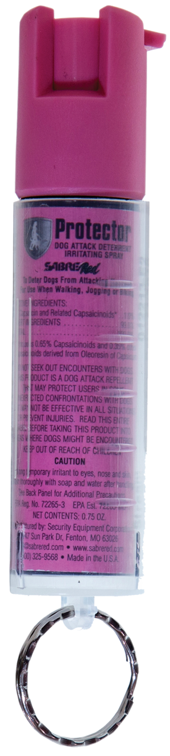 Sabre Dog Spray, Sec Srpnbcpkr02 Dog Attack Deter  Pink