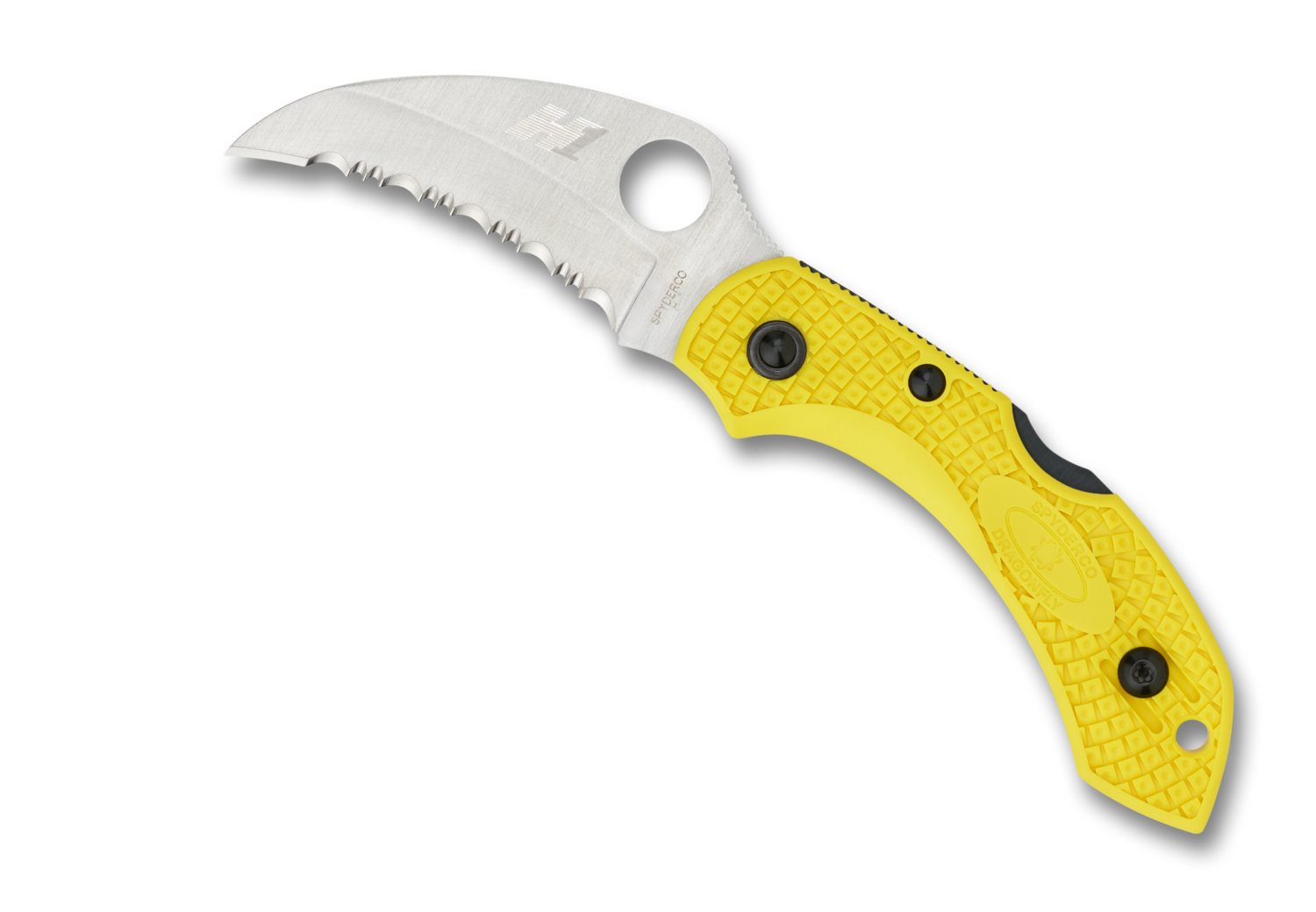 Spyderco Dragonfly 2, Spy C28syl2hb   Drgnfly 2 Salt Hawkbill 2.30   Yel