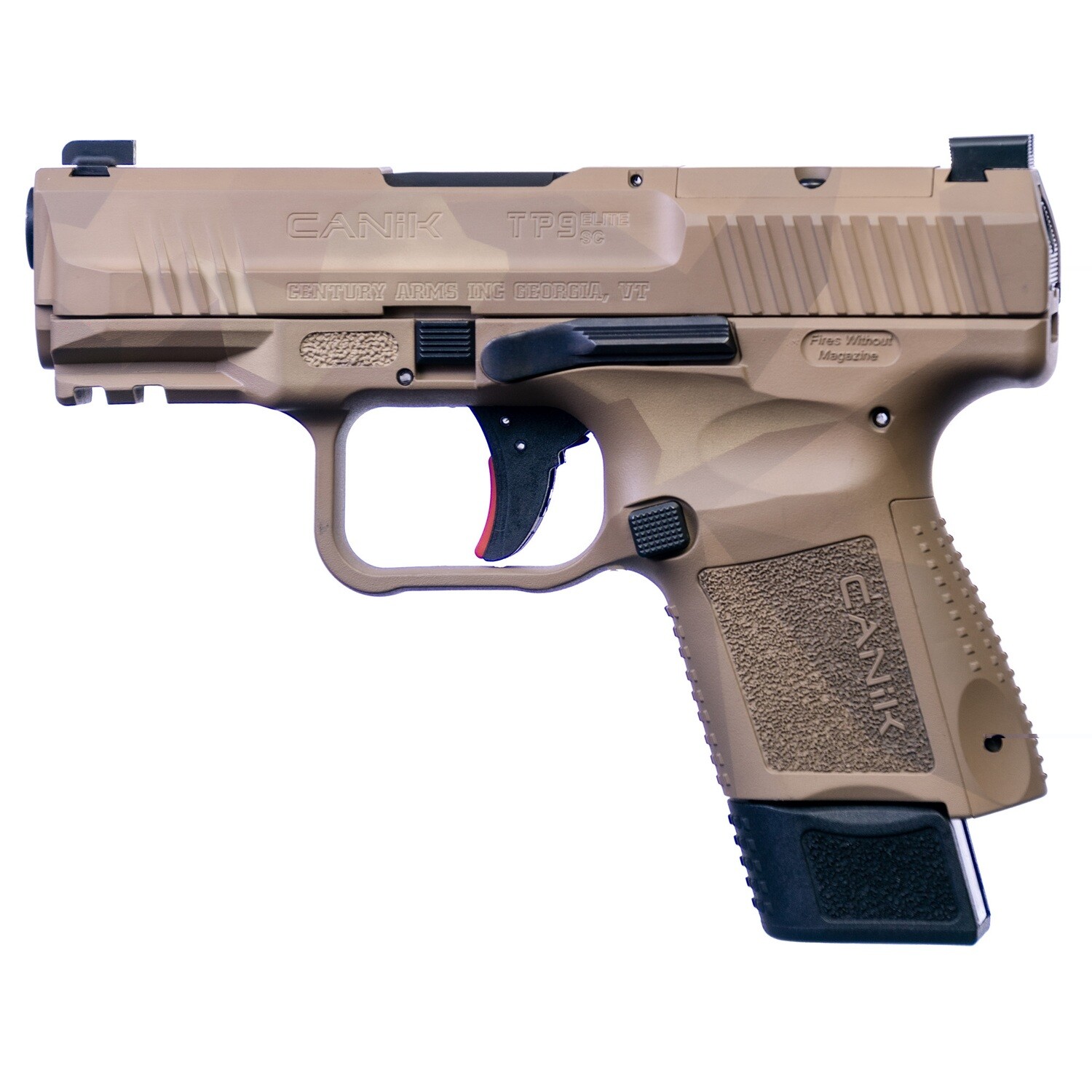 Canik Tp9 Elite Sc 9mm 3.6" 15rd, Color/Finish: Tan