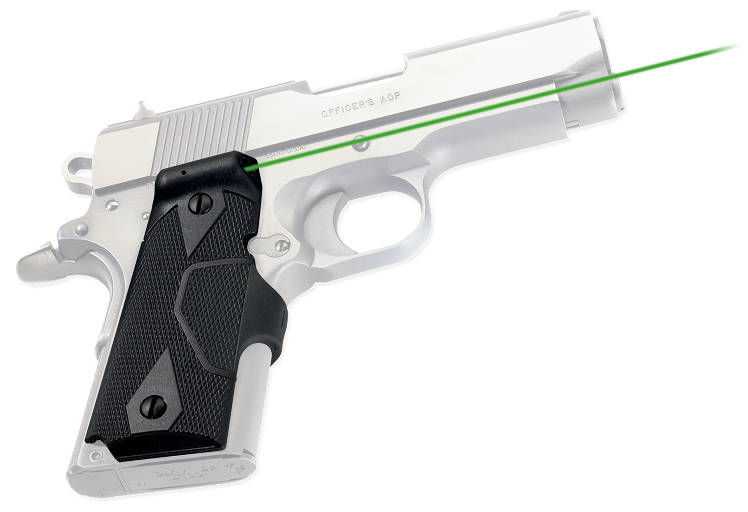 Crimson Trace Lasergrips, Crim Lg404g     Lasergrips 1911c Green Laser