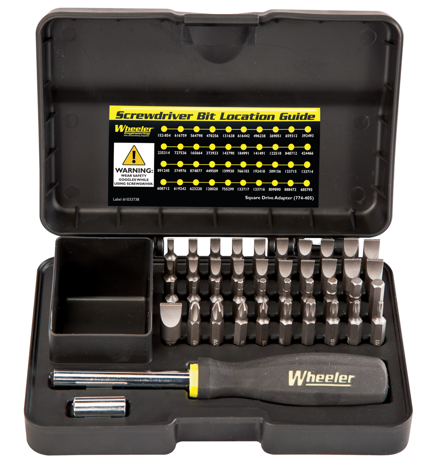 Wheeler Professional Gunsmithing, Wheelr 954621  Pro Screwdriver Set            43pc