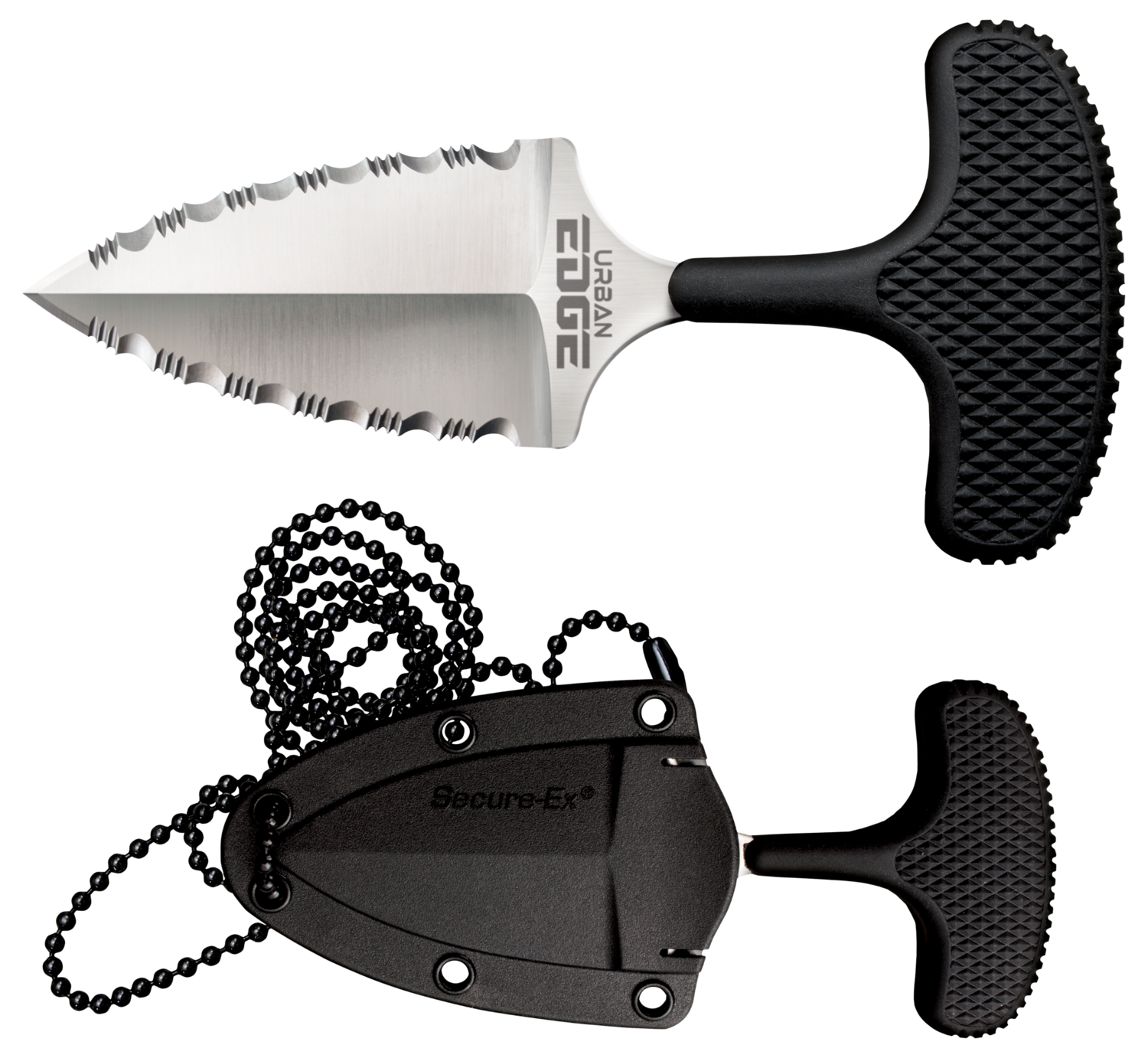 Cold Steel Urban Edge, Cold Cs-43xlss  Urban Edge Serrated 2.5" Fixed