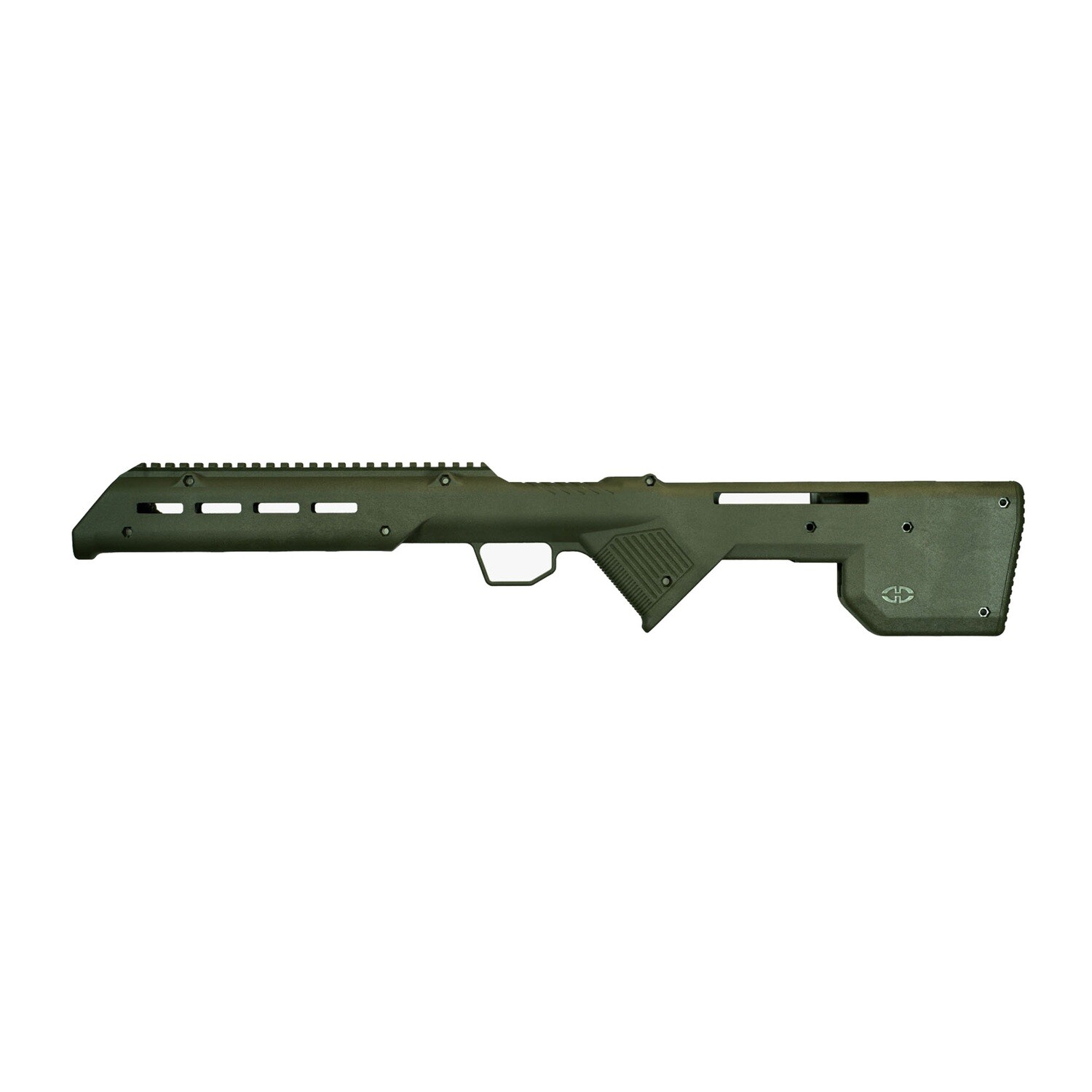Dt Trek-22 Chassis Stock Kit, Color/Finish: Od green