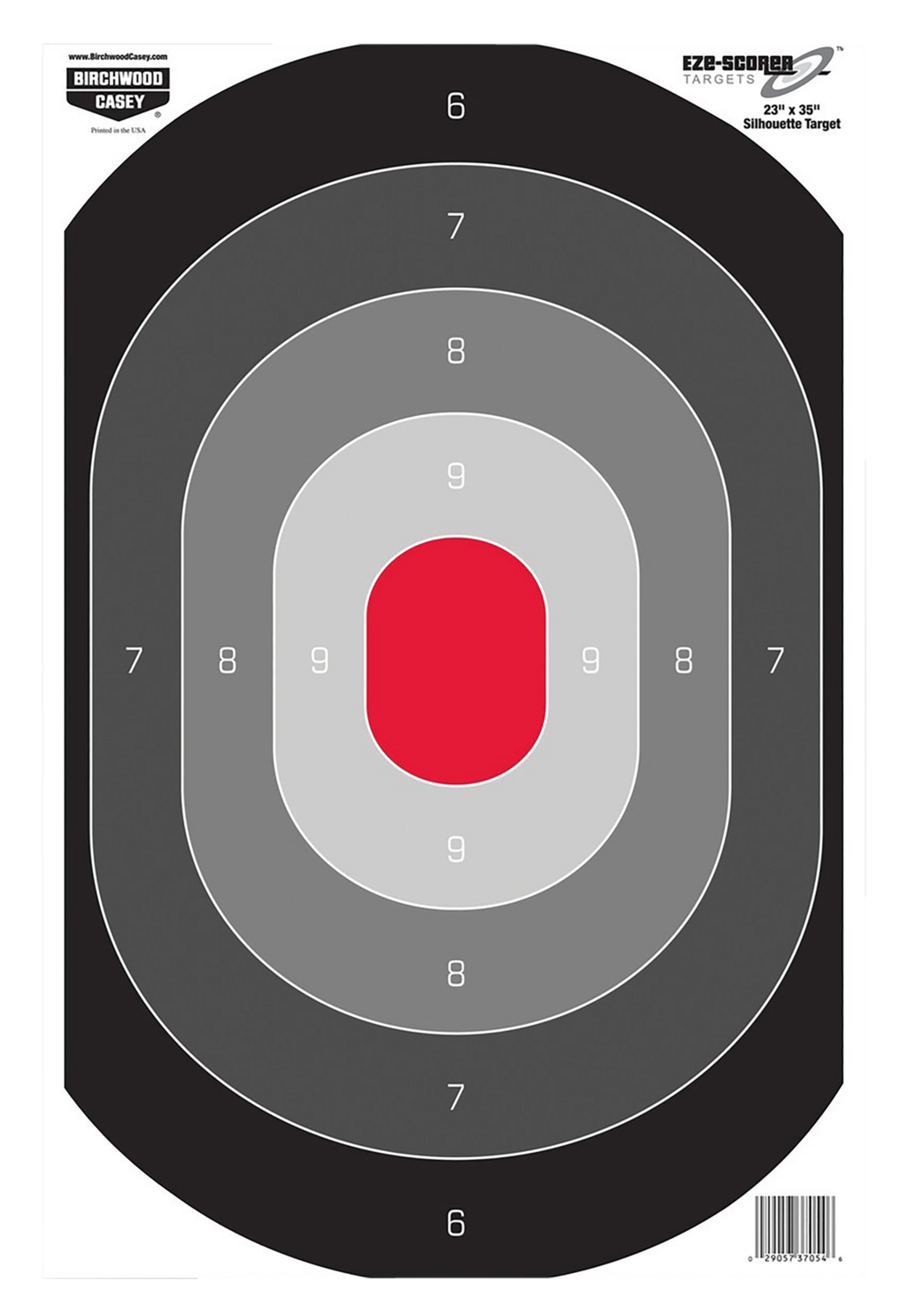 Birchwood Casey Eze-scorer, Bir 37053          Ezescorer 23x35 Oval Silht 5pk