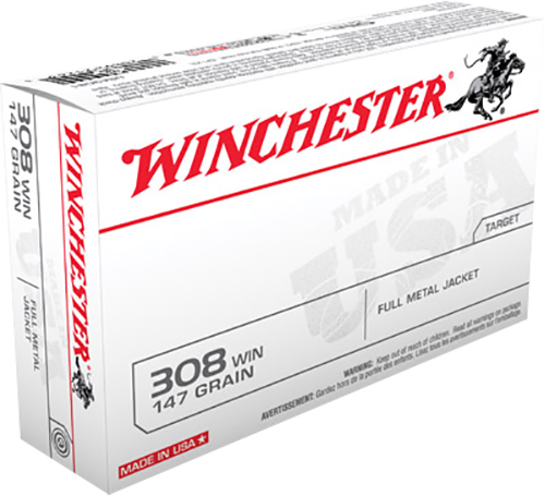 Winchester Ammo Usa, Win Usa3081    308 Bt    147fmj              20/10
