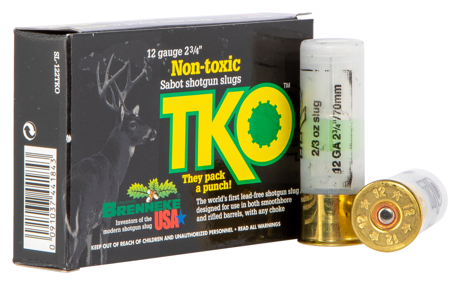 Brenneke Tko, Br Sl122tko   Nontoxic   12  23/4    2/3oz    5/50