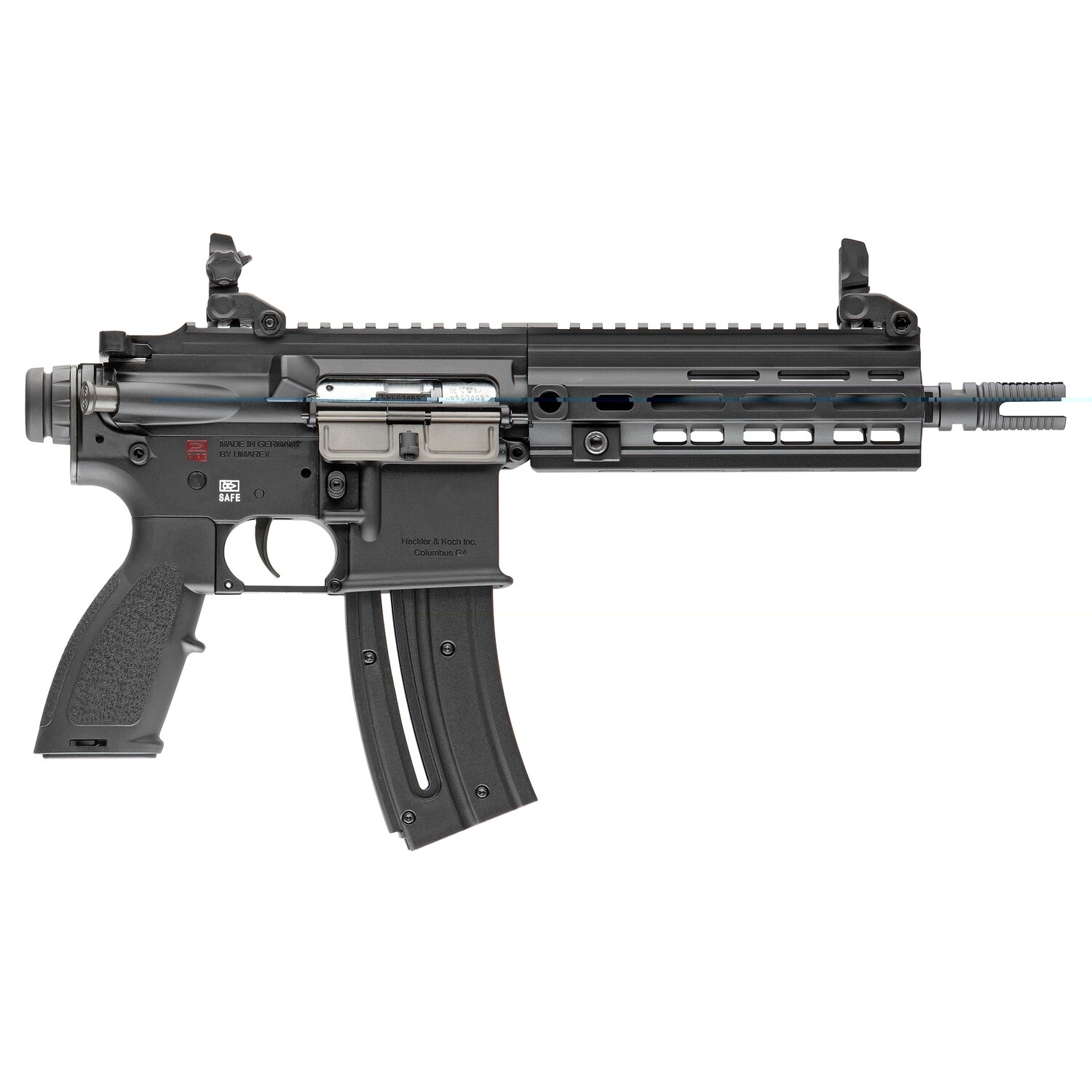 Hk Hk416 Pstl 22lr 8.5" Blk, Rounds: 10-Rounds