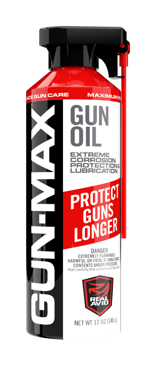 Real Avid/revo Gun-max, Avid Avmlp12a     Gun Max Gun Oil 12oz Aerosol
