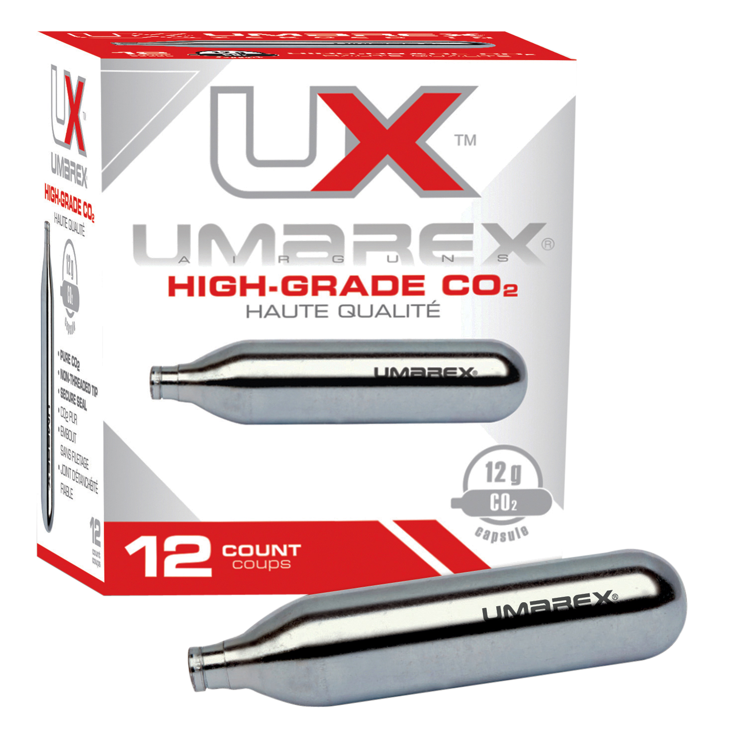 Umarex Usa Co2 Cartridge, Uma 2252533 Umarex 12g Co2 Cylinders       12