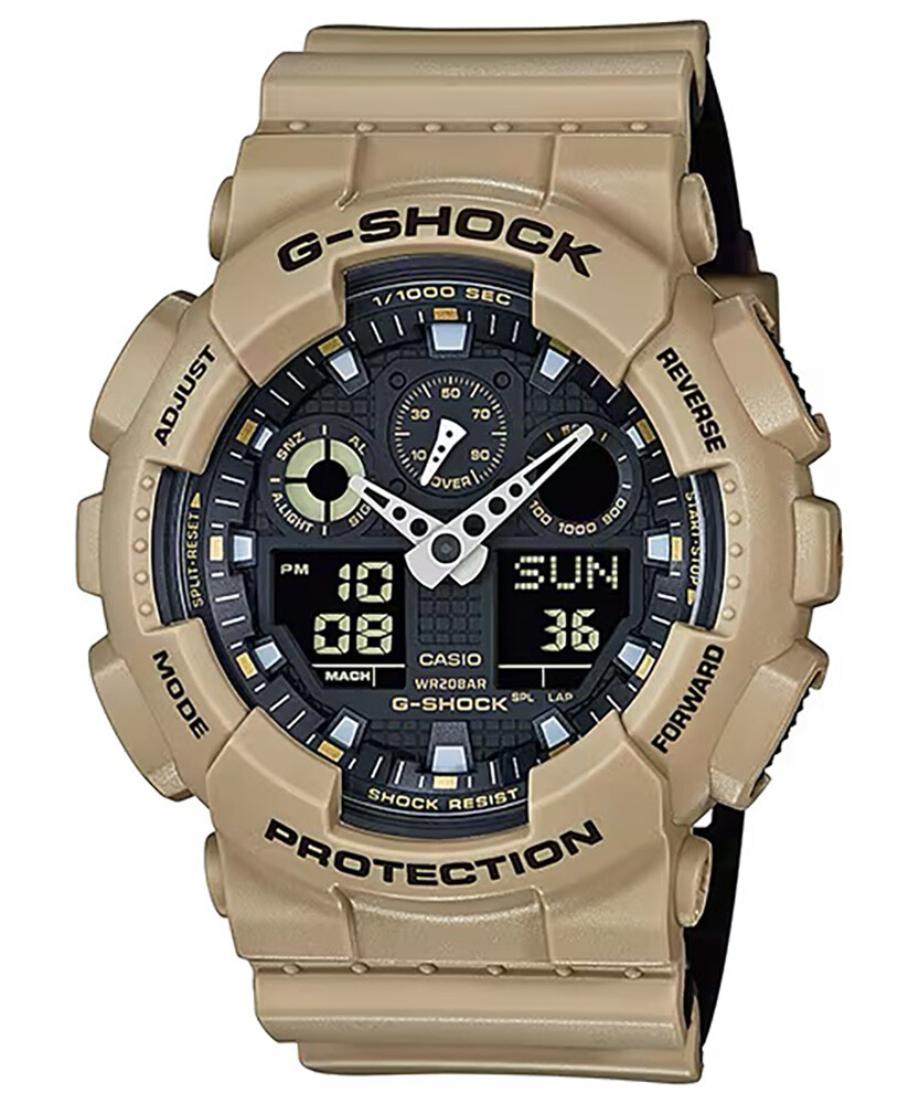 G-shock/vlc Distribution G-shock, Gshock Ga100l8a    Tactical Xl               Beige