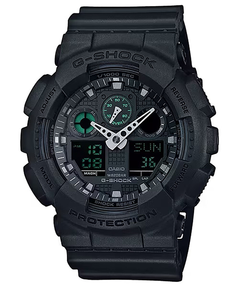 G-shock/vlc Distribution G-shock, Gshock Ga100mb1acr Tactical Xl                 Blk